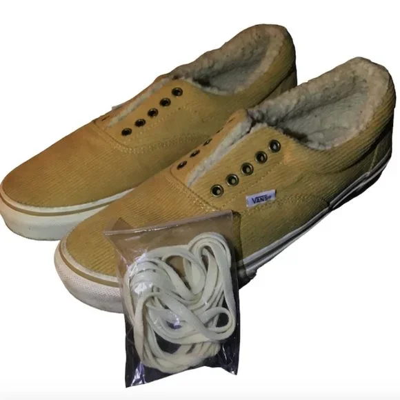 VANS Corduroy Ranch Era Beige Mens 10 - Picture 2 of 7